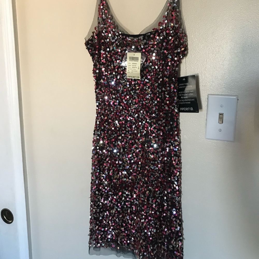 Arden B Sequin Mini Dress